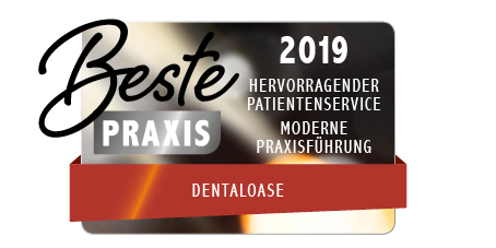 Die DentalOase trägt das Gütesiegel Beste Praxis 2019